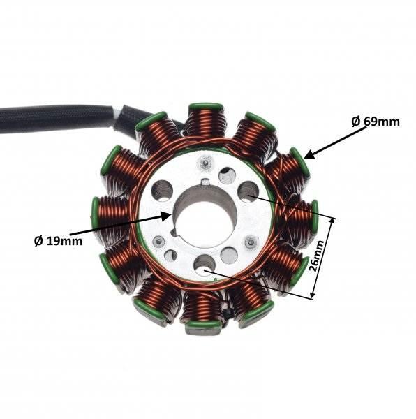 Stator 12 Cewek Do Yamaha Yzf R1 04-08 | AI22598 - zdjęcie 2