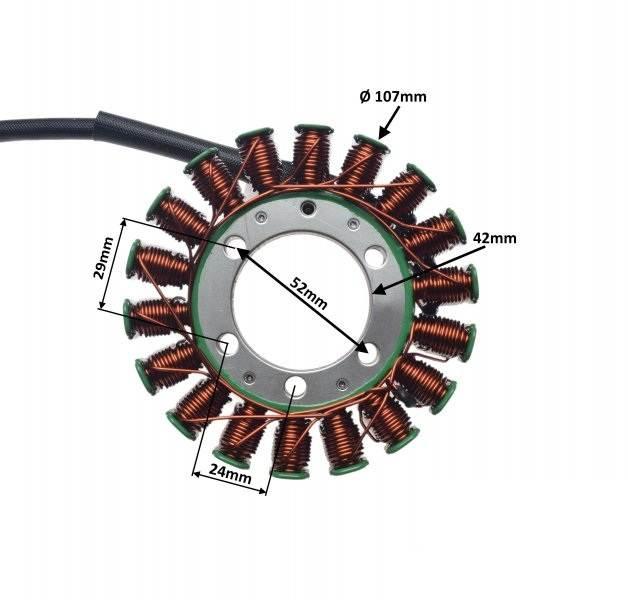 Stator 18 Cewek Do Honda Cbr600 Rr 2003-2006 - zdjęcie 2