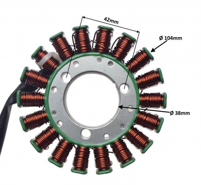 Stator 18 Cewek Do Suzuki Gsxr600 750 01-05 - zdjęcie 2