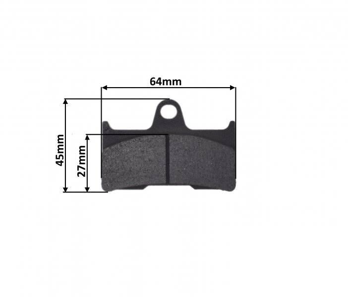 Klocki Hamulca Tył Do Cf Moto Fabryczne | ZCF4107 - zdjęcie 2