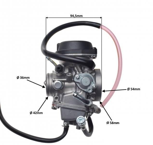 Gaźnik Do Yamaha Raptor350 Yfm350 Bsr36-89 04-08 - zdjęcie 4