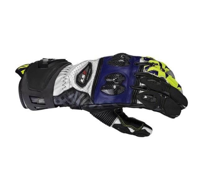 Rękawice Ls2 Feng Racing Black Blue L | AK70109R01265