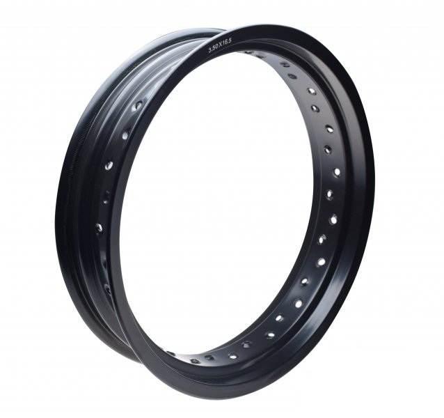 Obręcz Koła 16.5X3,50 36 Szprych Aluminium Czarna