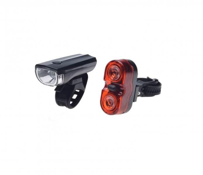 Lampa Rowerowa Przód Tył Led Kpl2 Szt. | AWR1202B