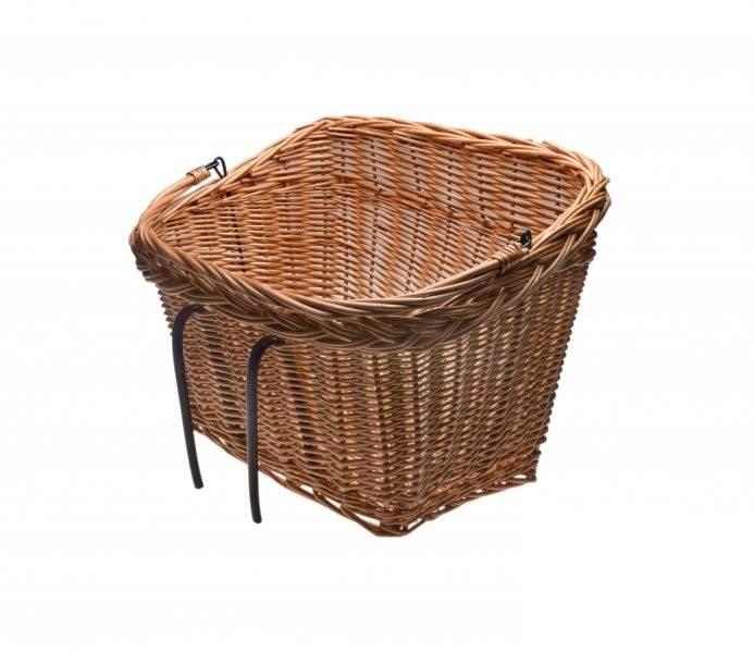Kosz Rowerowy Przód Wiklinowy Zawieszany - zdjęcie 2