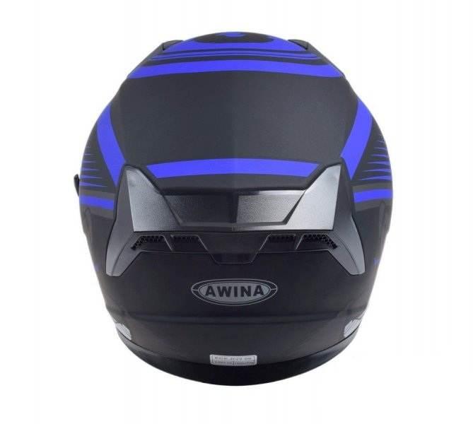Kask Otwarty Typ Jk528 Czarno NiebMat S Awina - zdjęcie 4