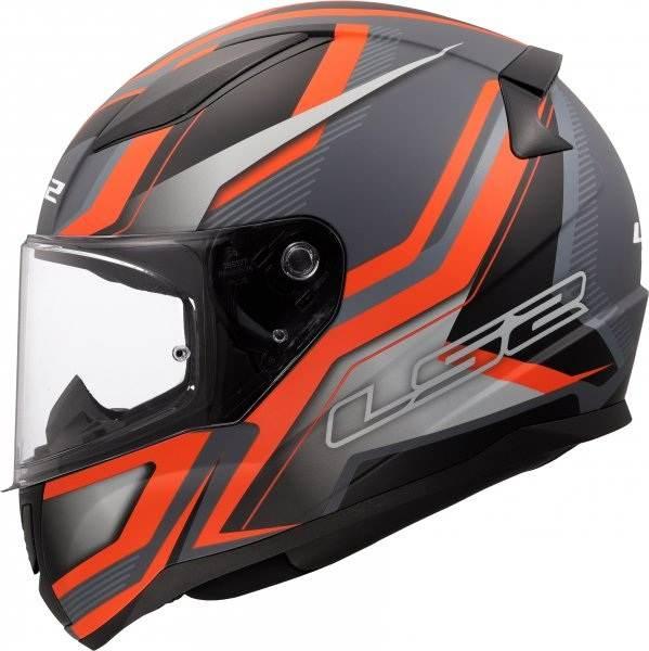 Kask Ls2 Ff353 Rapid Ii Flitz M.ora.grey-06 Xl