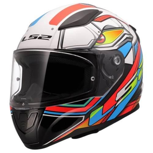 Kask Ls2 Ff353 Rapid Ii Xdron White Ora.-06 L