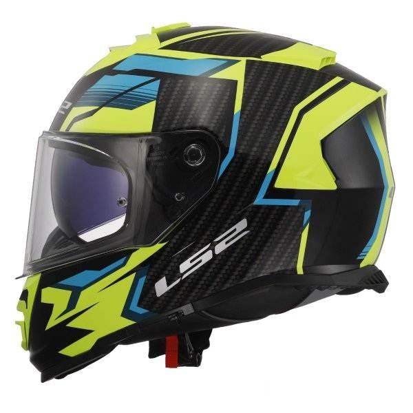 Kask Ls2 Ff800 Storm Ii Tracker BlH-V Yel-06 M - zdjęcie 2