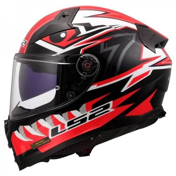 Kask Ls2 Ff811 Vector Ii Buntri Black Red-06 Xl - zdjęcie 2