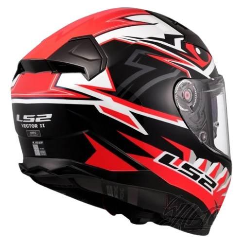 Kask Ls2 Ff811 Vector Ii Buntri Black Red-06 Xl - zdjęcie 4