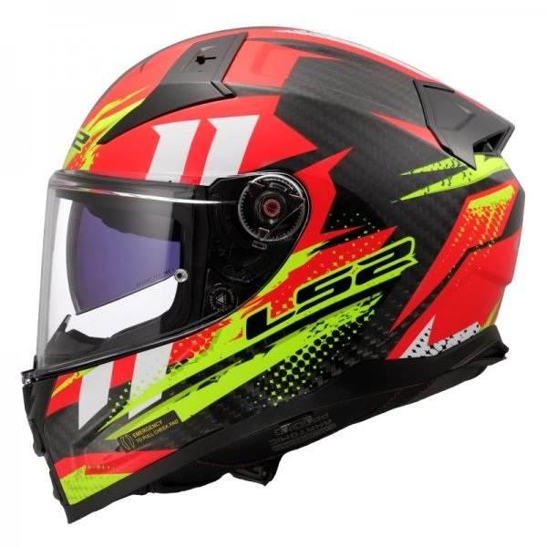 Kask Ls2 Ff811 Vector Ii C Tantic Red Yel-06 L - zdjęcie 2