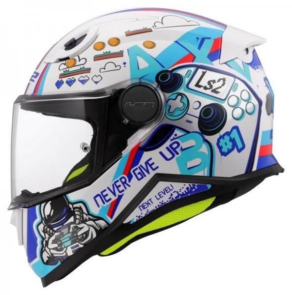Kask Ls2 Ff812 Kid Next Level White M | AK1681220024