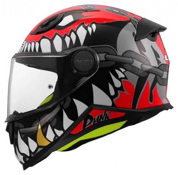 Kask Ls2 Ff812 Kid Punk Grey Red L | AK1681221325