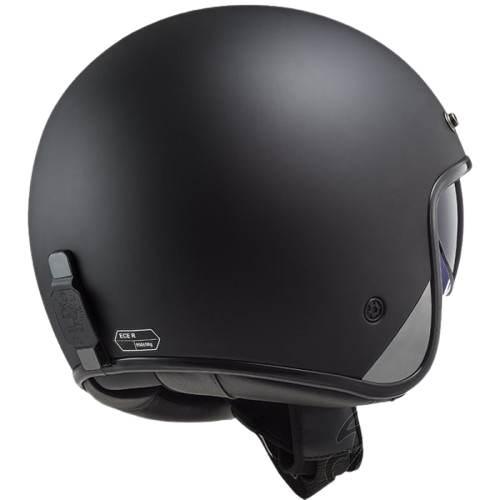 Kask Ls2 Of601 Bob Ii Solid Matt Black-06 Xxl - zdjęcie 3