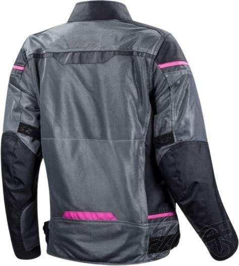 Kurtka Ls2 Riva Lady Black Dark Grey Pink L - zdjęcie 2