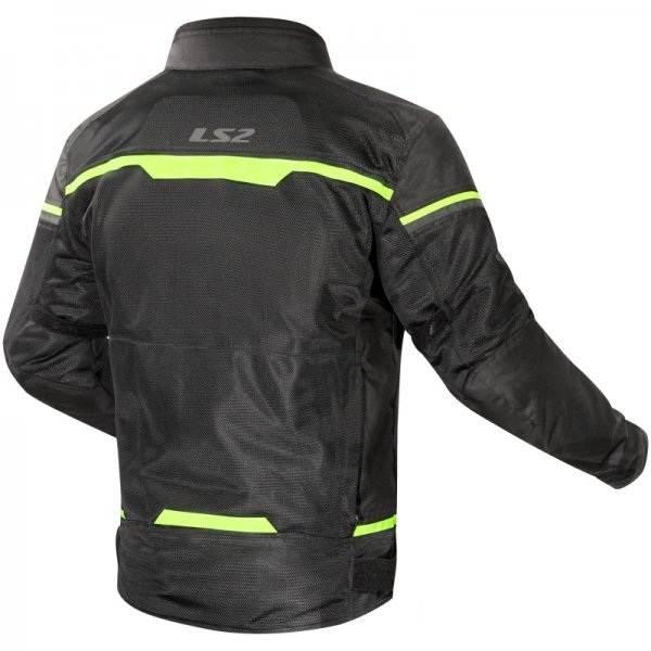 Kurtka Ls2 Riva Man Black Neon Yellow 5Xl - zdjęcie 2