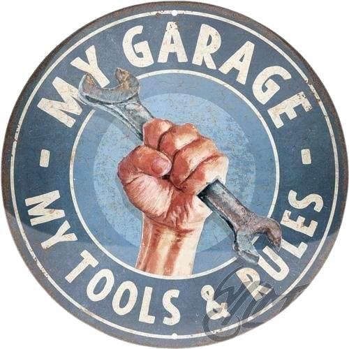 Plakat Okrągły 35Cm My Garage 25112 | NAR25112