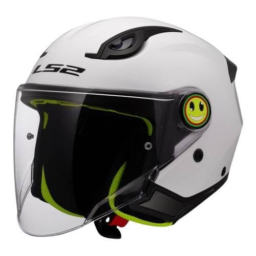 Kask Ls2 Of622 Funny Ii Solid White L | AK3662210025