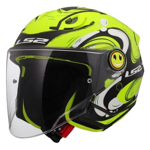 Kask Ls2 Of622 Funny Ii Glup H-Vis Yellow L