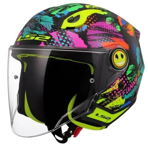 Kask Ls2 Of622 Funny Ii Joy Black L | AK3662221125