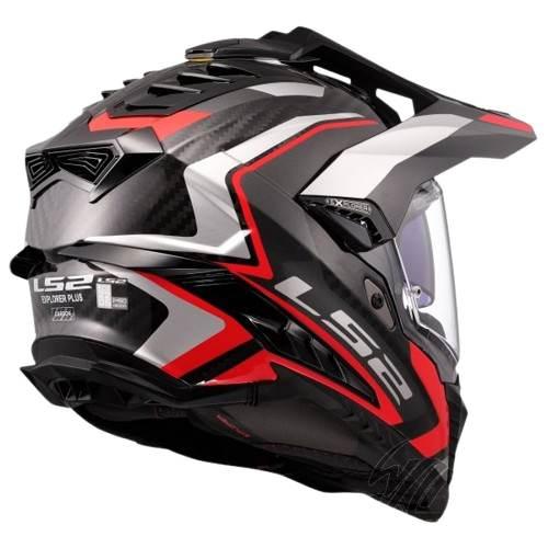 Kask Ls2 Mx701 Explorer C Frontier Ii Red-06 M - zdjęcie 4