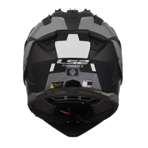 Kask Ls2 Mx702 Pioneer Ii Hill Matt BlWhite 3Xl - zdjęcie 2