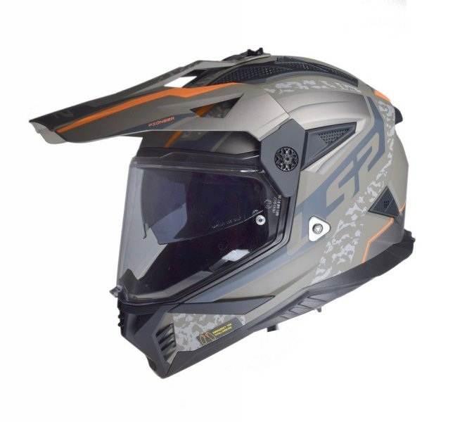 Kask Ls2 Mx702 Pioneer Ii Devor Matt Sand-06 S