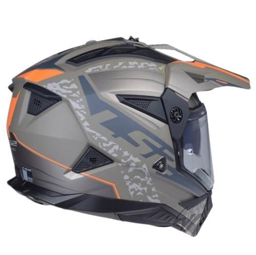 Kask Ls2 Mx702 Pioneer Ii Devor Matt Sand-06 S - zdjęcie 4