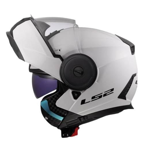 Kask Ls2 Ff902 Scope Ii Solid White Xl Pnlck - zdjęcie 3