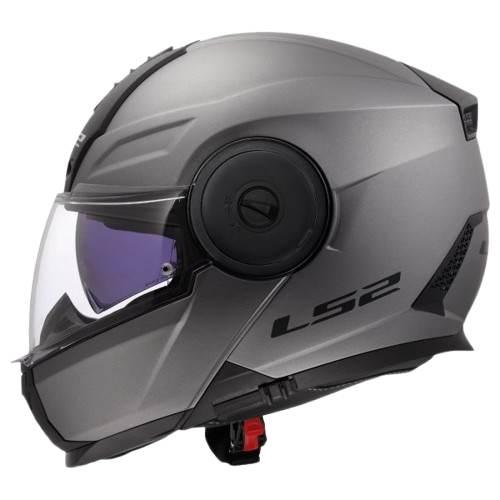 Kask Ls2 Ff902 Scope Ii Solid Titanium Xxl Pnlck - zdjęcie 2