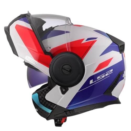 Kask Ls2 Ff902 Scope Ii Duria Wh.b.red Xl Pnlck - zdjęcie 3