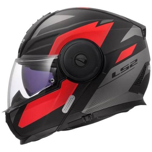 Kask Ls2 Ff902 Scope Ii Duria M.black Red L Pnlck - zdjęcie 2