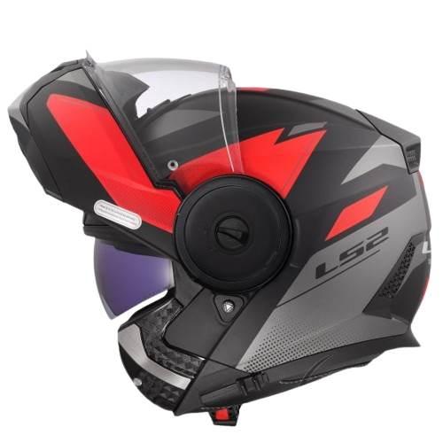 Kask Ls2 Ff902 Scope Ii Duria M.black Red Xl Pnlck - zdjęcie 3