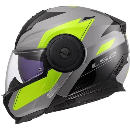 Kask Ls2 Ff902 Scope Ii Duria Grey H-V M Pnlck - zdjęcie 2