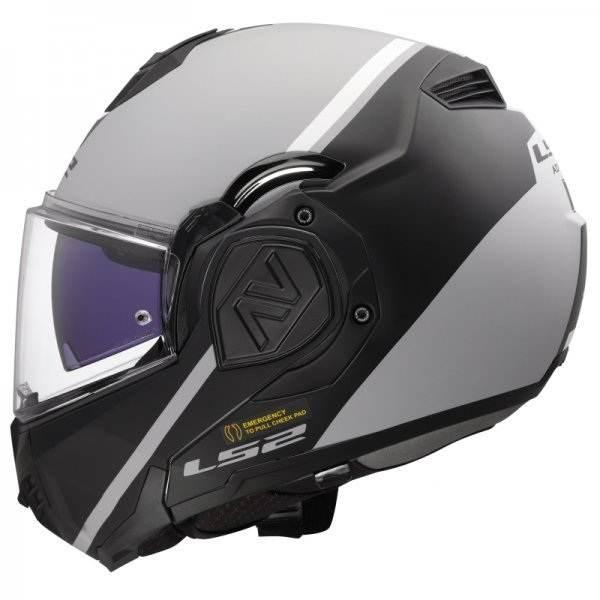 Kask Ls2 Ff906 Advant Swipe Grey Black 3Xl