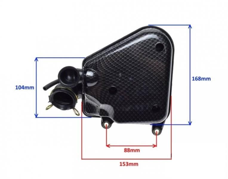 Filtr powietrza obudowa yamaha 50cc 3kj e2 - zdjęcie 2