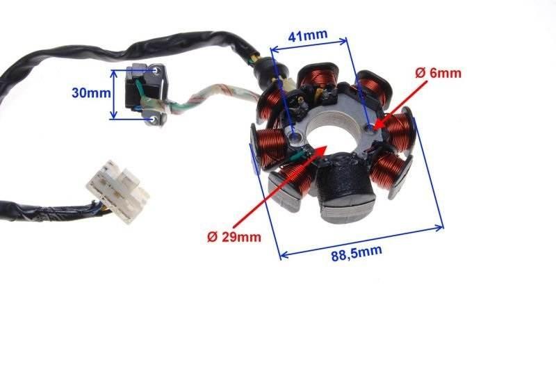 Stator iskrownik silnik 156fmi | FM2001 - zdjęcie 2