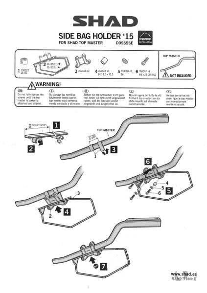 Stelaż sakw bocznych shad | KSHD0SS5SE - zdjęcie 2