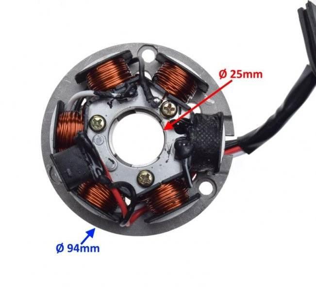 Stator iskrownik 6 cewek cpi sm smu sx 50 - zdjęcie 2