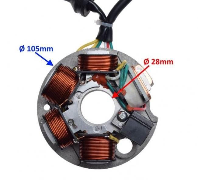 Stator iskrownik 5 cewek piaggio vespa | AI22575 - zdjęcie 2