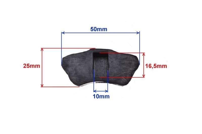 Guma zębatki wzmocniona 51x21mm | ZC7004 - zdjęcie 2