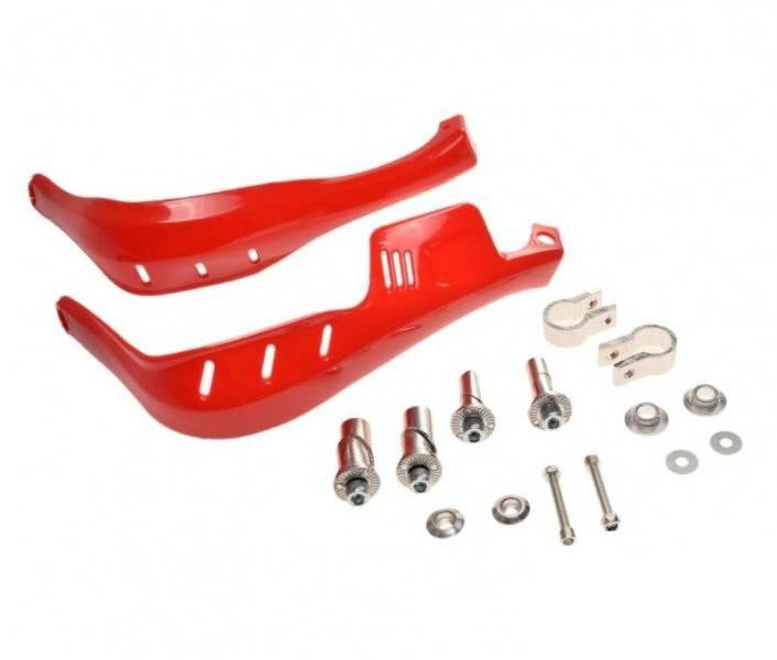 Osłona dłoni enduro cc-pc-055 czerwona | AW52431