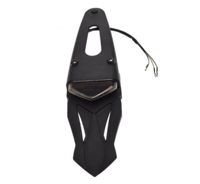 Lampa tył led z błotnikiem dymiony klosz cn - zdjęcie 2