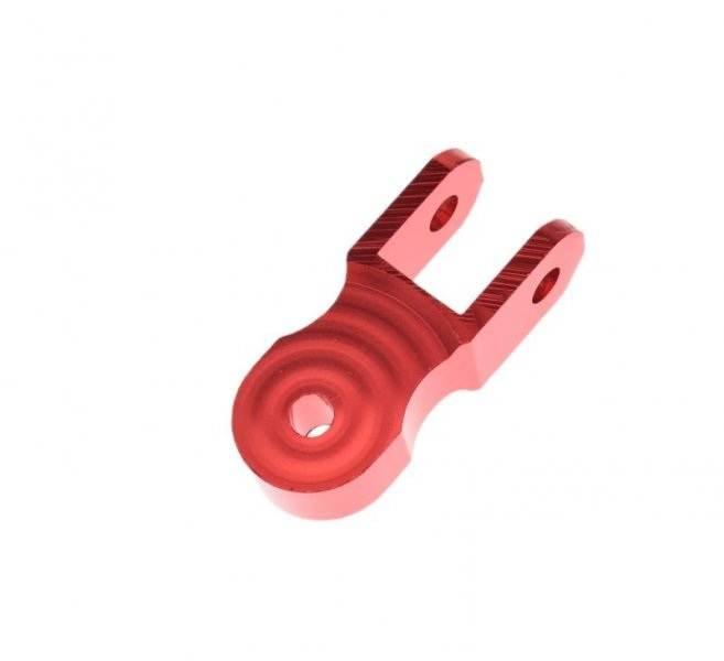 Przedłużka amortyzatora-adapter fi 8 czerwona - zdjęcie 2