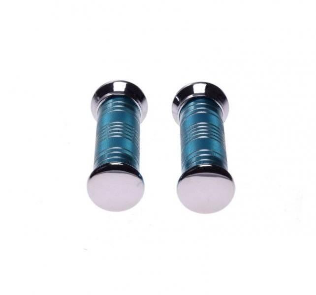 Manetka metal ryflowana niebieska | AW56045 - zdjęcie 2