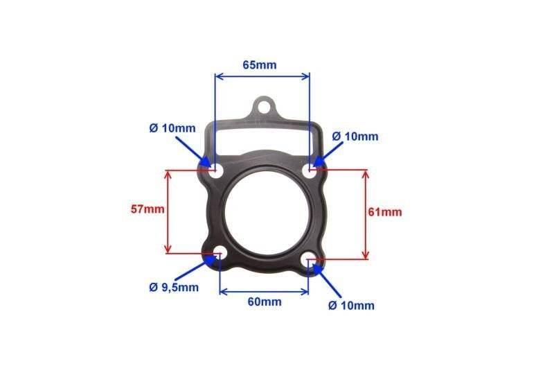Uszczelka cylinder 125 ccm loncin 4t | AY35272 - zdjęcie 2