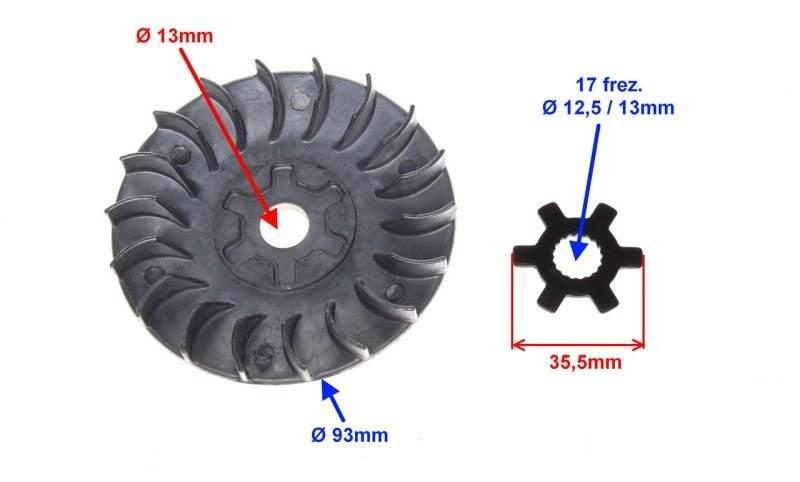 Tarcza zewnętrzna wariatora 50 2t | AY51342 - zdjęcie 2