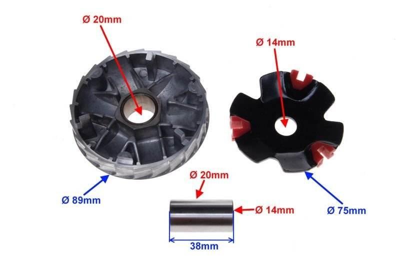 Wariator honda tact 50 tuning | AY51537 - zdjęcie 2