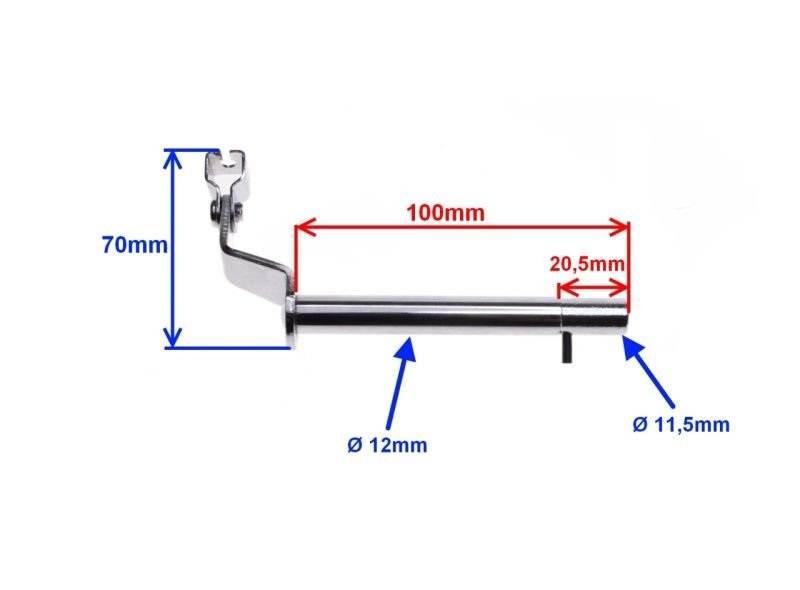 Dźwignia włączająca sprzęgło silnik 156fmi - zdjęcie 2